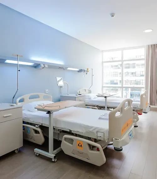 Chambre d'hospitalisation de la Clinique Internationale Myron en Tunisie