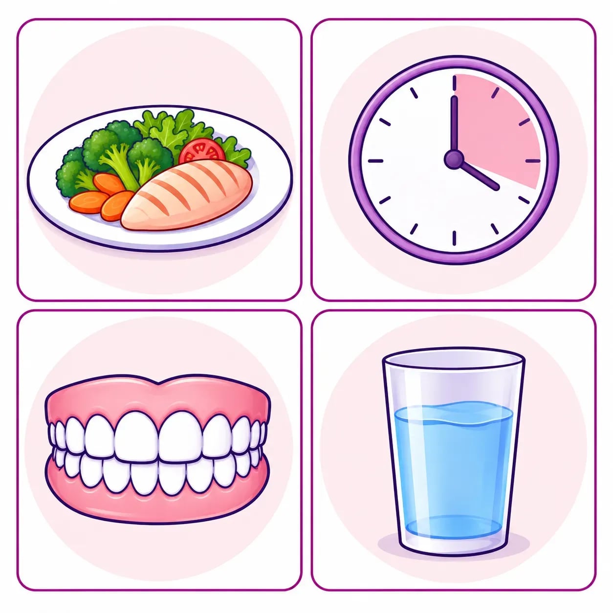 Habitudes quotidiennes avec un anneau gastrique : petites portions, repas lents, mastication longue, boire entre les repas